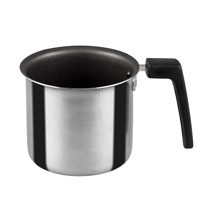 Ekco | Hervidor de Aluminio con Antiadherente Gris 10 cm | Calor uniforme, Mango de baquelita, Fácil limpieza, Uso diario, Cocción rápida, Resistente al uso, Cuerpo de aluminio