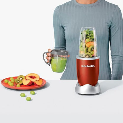 Nutribullet NBR-0804R-DL Personal Blender 6 piezas, 600W, Rojo