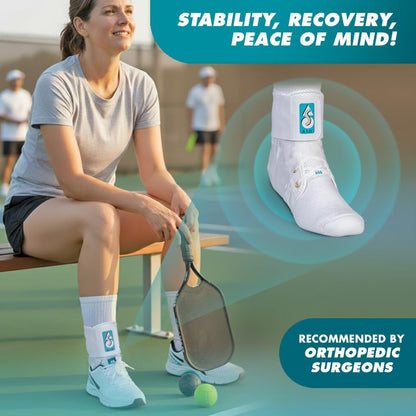ASO Ankle Stabilizer, White, X-Small