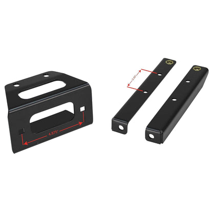 Extreme Max Soporte de Cabrestante para Polaris RZR 570/800 Negro