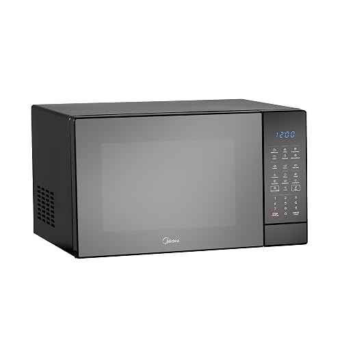 Midea MMDK14S2MB Horno de Microondas 1.4 Pies Cúbicos 40L SmartECO Negro Puerta Espejo