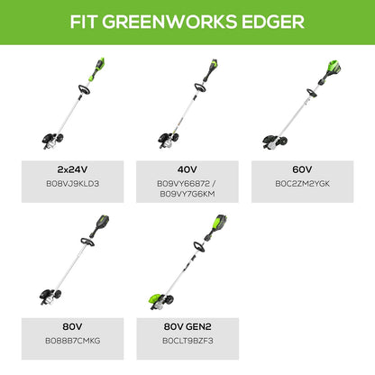 GreenWorks 1803602 Cuchillas, color negro