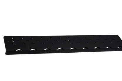 Handi-Treads NSN122730BKB - Escurridor antideslizante de aluminio para escalera, con recubrimiento en polvo, negro, 7 x 76 cm con tornillos de madera a juego, 2.75 x 30 pulgadas