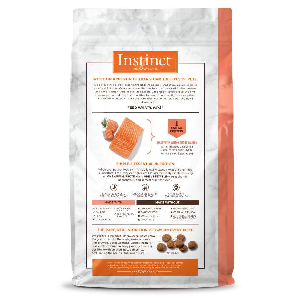 Instinct LID Alimento para Perros con Alergias, Salmón, 9kg
