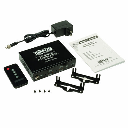 Tripp Lite 2x2 DVI over Cat5 / Cat6 Matrix Splitter Switch, Video Transmitter (B140-202)