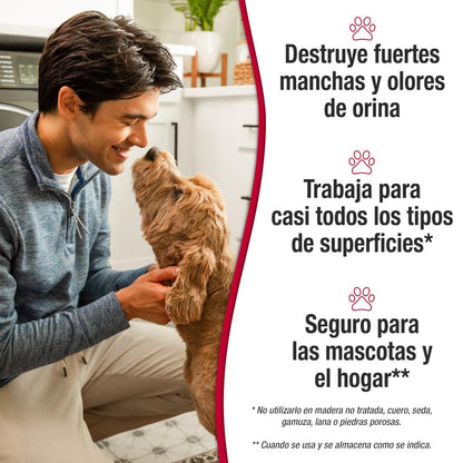 Nature's Miracle - Urine Destroyer Plus for Dogs, Pour, For Severe Dog Urine Stains, Enzymatic Formula, 1 Gal/ 128 fl oz