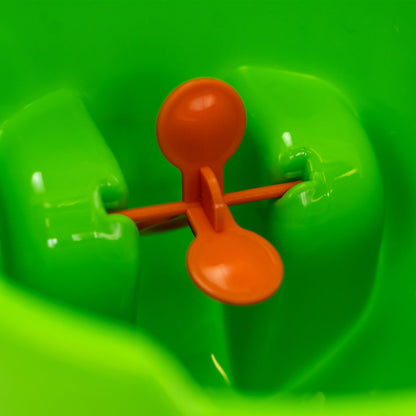 Mingitorio Infantil para Niños con Molinillo Giratorio Color Verde