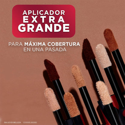 L'Oréal Paris corrector líquido de larga duración 24h, Infallible More than concealer,Tono 325 Bisque, 14.4ml