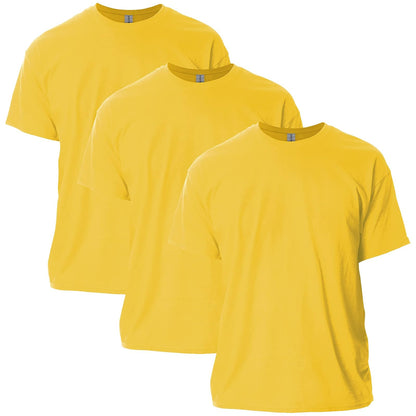 Gildan Playera Ultra Cotton G2000 Multipack para Hombre, Ajuste Clásico - Daisy (paquete de 3) - 3XL