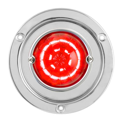 GG Grand General 81912 - Luz clásica de sandía con 18 Luces LED con Bisel de Montaje de Brida de Acero Inoxidable