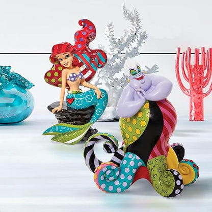 Enesco Disney by Romero Britto The Little Mermaid Ursula Figurine, 8.27 Pulgadas, Multicolor