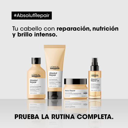 L'Oréal Professionnel |Absolut Repai Kit Shampoo+Mascarilla | Para cabello grueso y dañado. Kit profesional que repara y nutre, recuperando suavidad y brillo con Gold Quinoa.