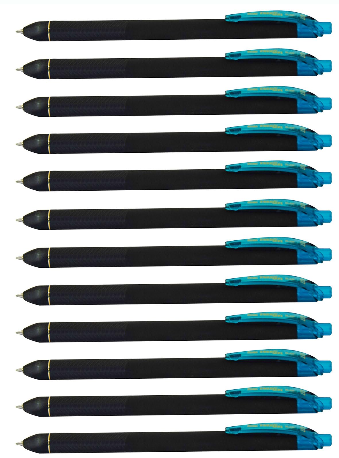 Pentel EnerGel Kuro Bolígrafo Retráctil de Gel Líquido 0.7 mm - Rosa - Paquete de 12
