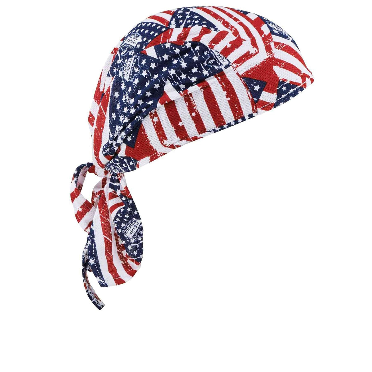 Ergodyne Chill-Its 6615 - Gorro Dew Rag - Estrellas y franjas - Gorro Dew Rag