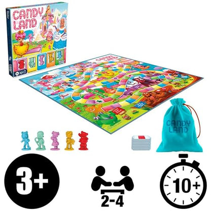 Hasbro Games Candy Land - Juego de Mesa para 2 a 4 Jugadores a Partir de 3 años