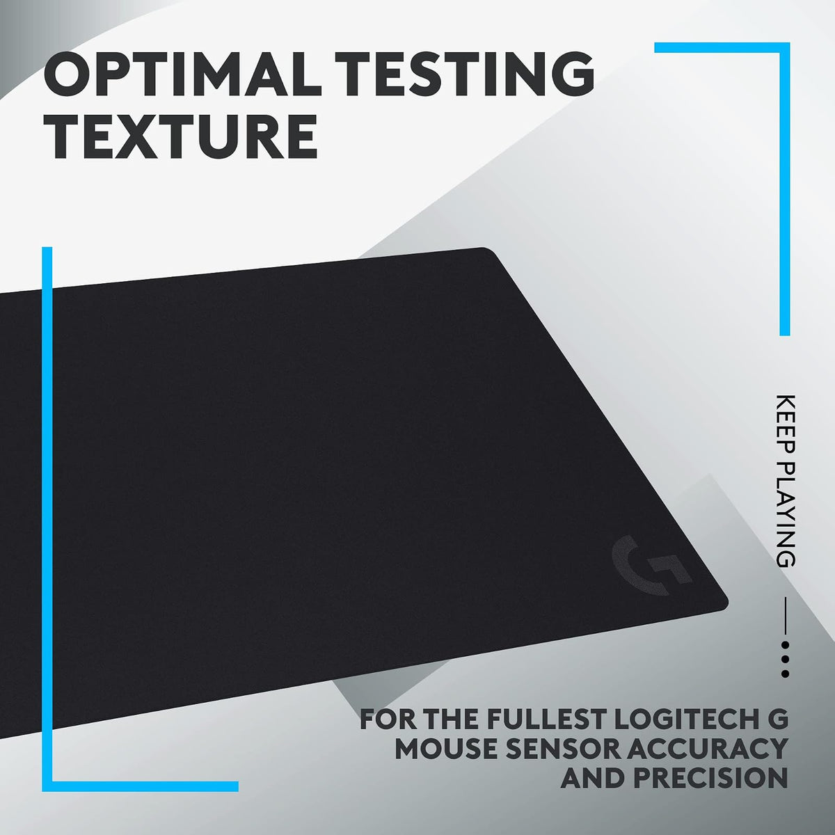 Logitech G840 Almohadilla Extragrande para Mouse de Juegos, optimizada para sensores de Juegos, fricción Moderada, Antideslizante, Accesorios para PC y Mac, 900 x 400 x 3 mm