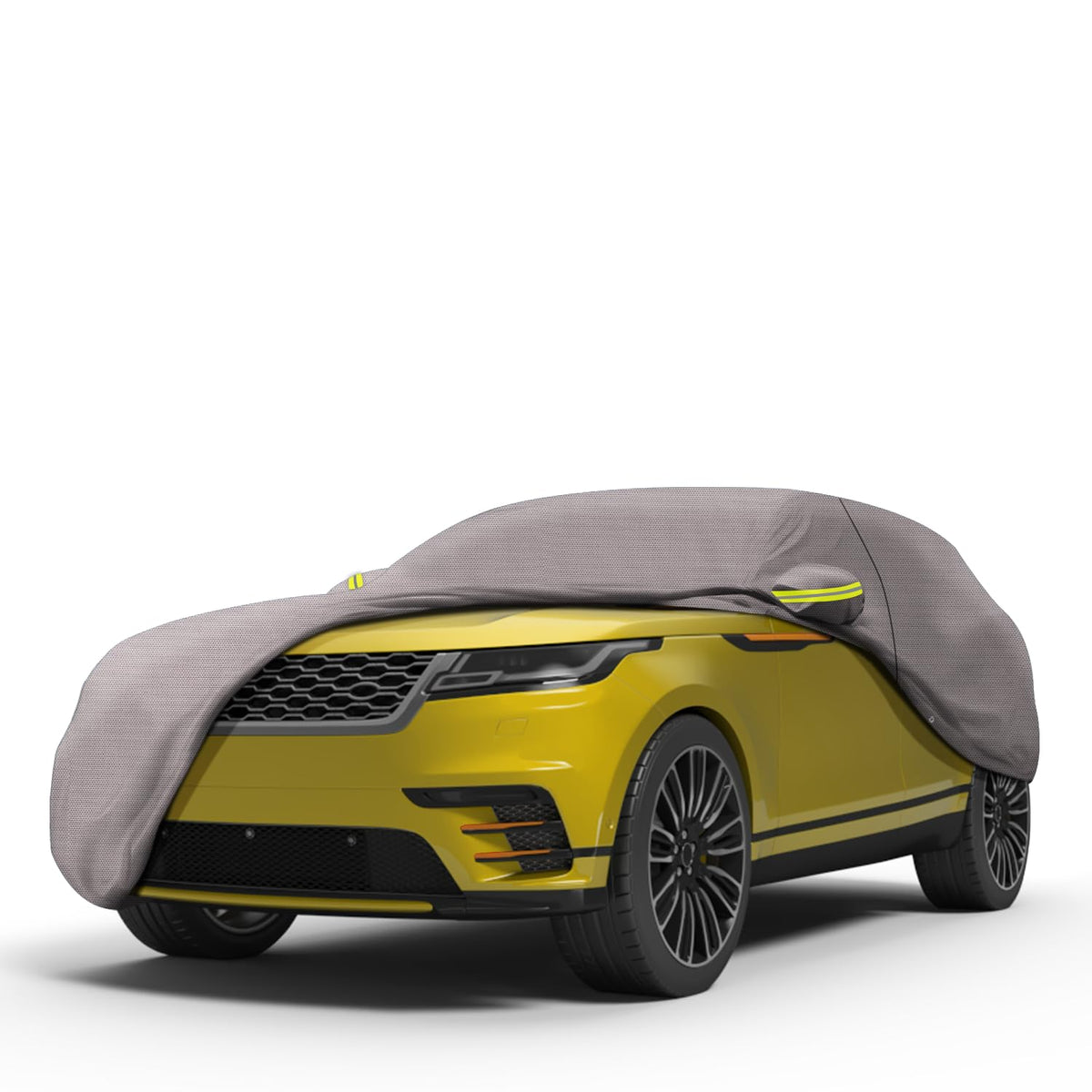 Seal Skin Covers Funda Resistente para SUV, Tela Impermeable de PEVA con Capa de algodón, Correas Resistentes al Viento, protección UV, Ajuste Universal (215"-230" de Largo x 78" de Alto) - S6 Suv Jeep 215"-230"L X 78"H - 1