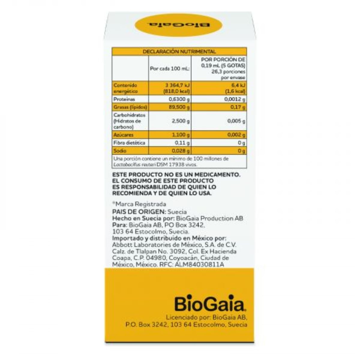 Biogaia Protectis Gotas, 5 ml