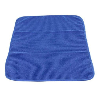 Chemical Guys Mic_708_1 Glass and Window Waffle Weave Towel, Blue (24 in. x 16 in.)