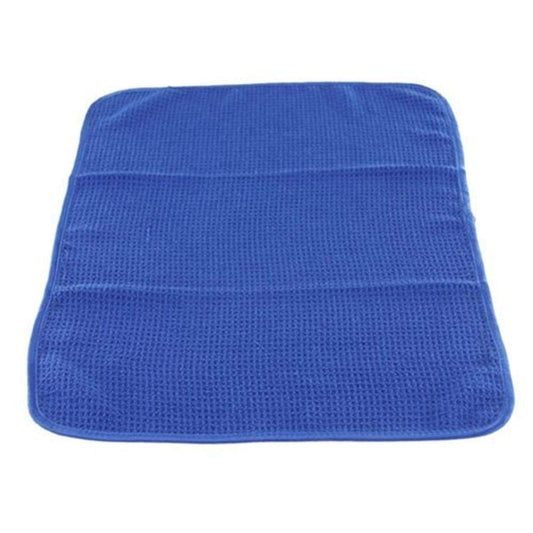 Chemical Guys Mic_708_1 Glass and Window Waffle Weave Towel, Blue (24 in. x 16 in.)