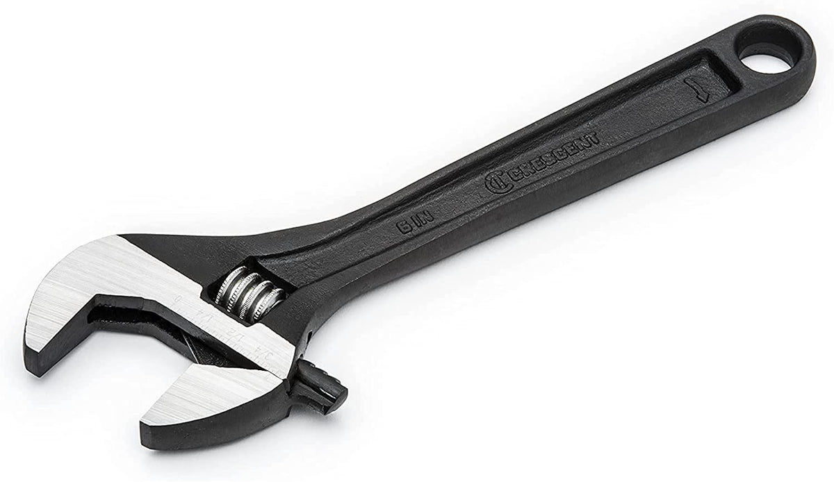 Crescent - Llave de óxido negro ajustable de 6 pulgadas, cardada - AT26VS