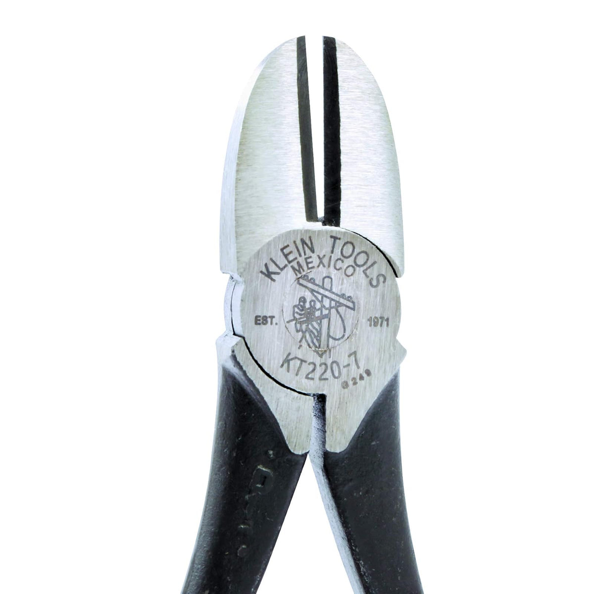 KLEIN TOOLS KT220-7 | Pinza De Corte Diagonal | 7" | Cortes Precisos | Pinzas de corte de 7" con filos biselados para cortar alambre de forma limpia, con agarre cómodo y firme para uso diario.