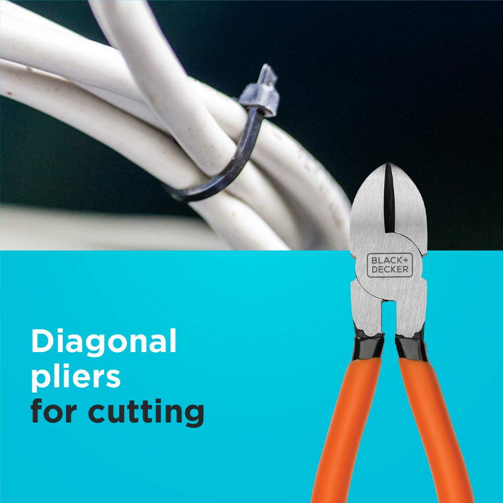 BLACK+DECKER - Juego de alicates (BDHT84002)
