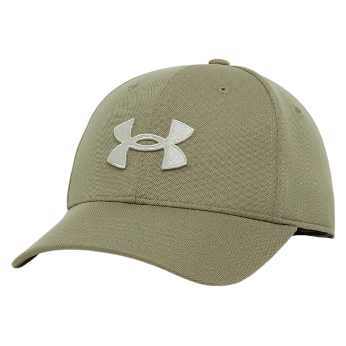 Under Armour Gorra Blitzing Ajustable Sombrero para Hombre - (069) Titanio - Verde Arcilla - Talla Única
