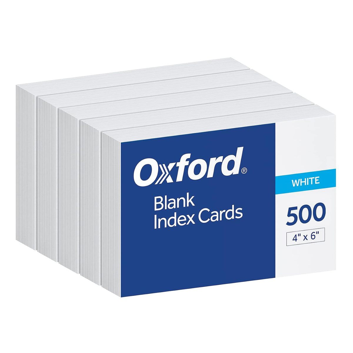 Oxford - Tarjetas índices (40177), 4 x 6,100 unidades (paquete de 5)