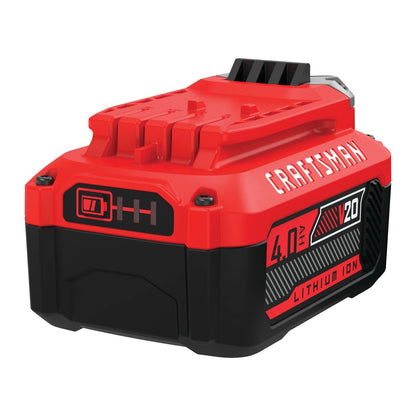 CRAFTSMAN Batería Portátil Ion de Lítio, V20, 4.0Ah, 2 Unidades, CMCB204-2