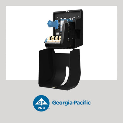 Georgia-Pacific - Dispensador de Toallas de Papel con Rollo de Paleta de Empuje por GP Pro, 54338A, Color Negro