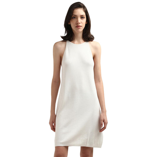 Calvin Klein Racer Back Sweater Dress Vestido Mujer