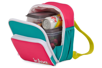 Igloo Retro Mini Mochila Convertible Enfriador, Bolso Cruzado con Bolsillo de Hidratación