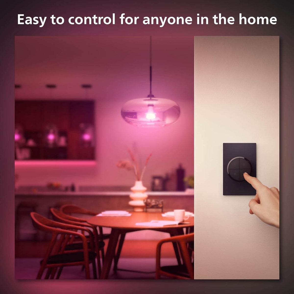 Philips Hue 578773 Tap NAM Interruptor de esfera negra, 2 piezas