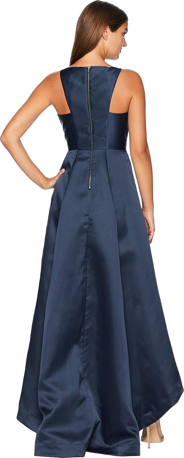 Adrianna Papell Mikado - Vestido Alto y bajo para Mujer