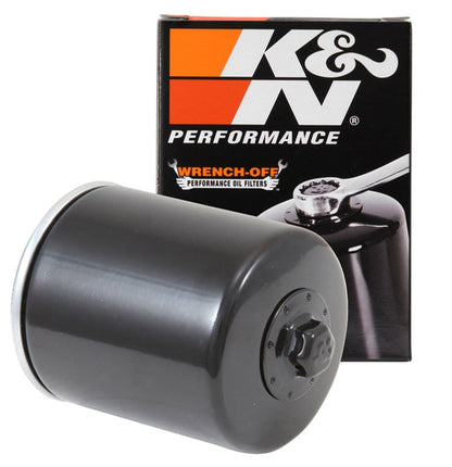 K&N Filtro de Aceite de Alto Rendimiento para Motocicleta - Negro -