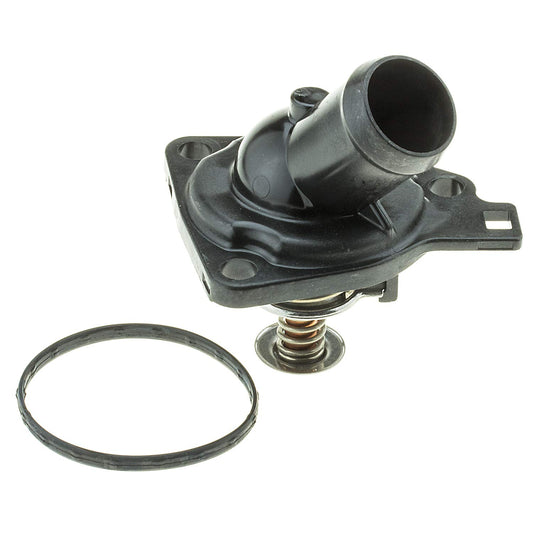 MotoRad 636-170 Termostato con Carcasa Integrada 170 Grados Ensamble de Carcasa de Termostato de Refrigerante del Motor Compatible con Honda CR-V 07–14 Civic 06–15 Acura TSX 04–08 ILX 13-15 CSX 07-10