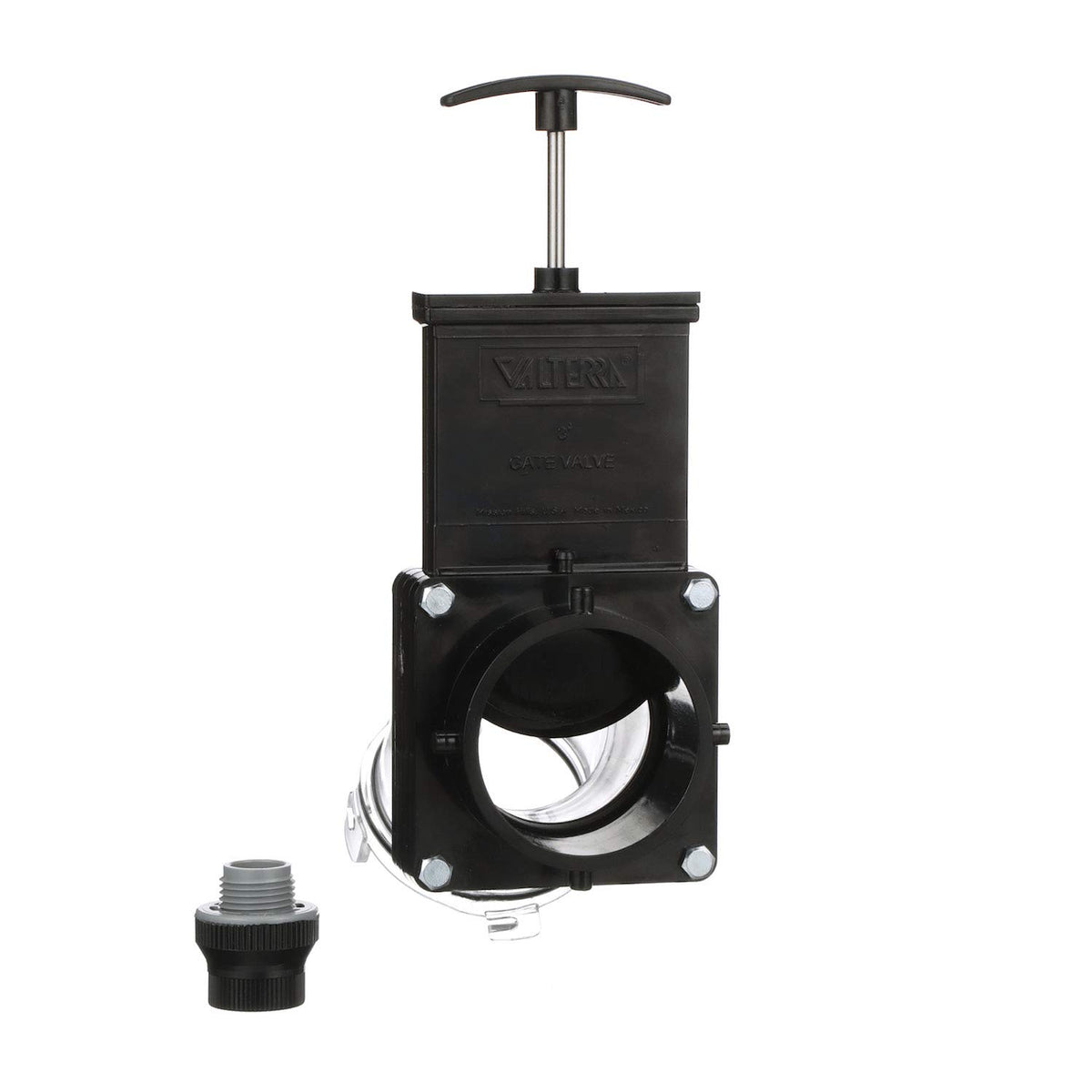 Valterra Flush King 45 Degree Reverse Flush Valve Attachment for RV, Camper, Trailer