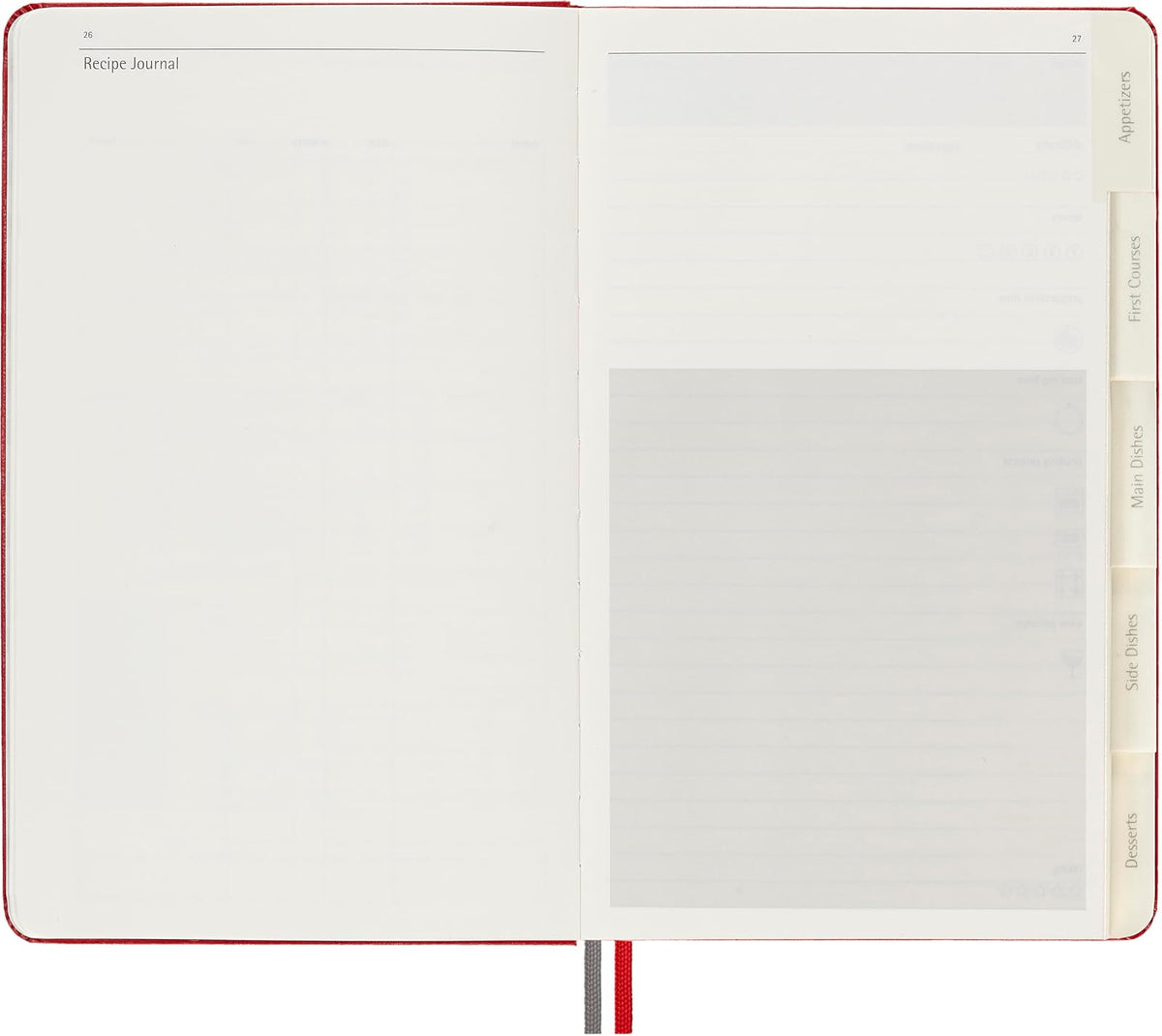Moleskine Box Set Recipe Journal Grande Pasta Dura