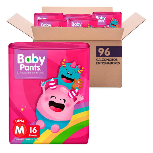 Baby Pants Calzón Entrenador Niña Talla Mediana 96 pañales