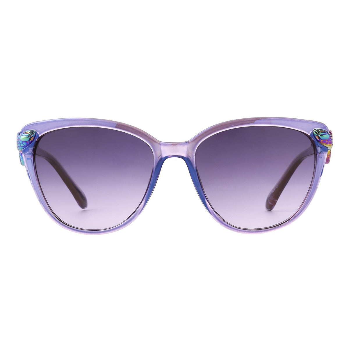 Betsey Johnson - anteojos de sol serpentinas para mujer