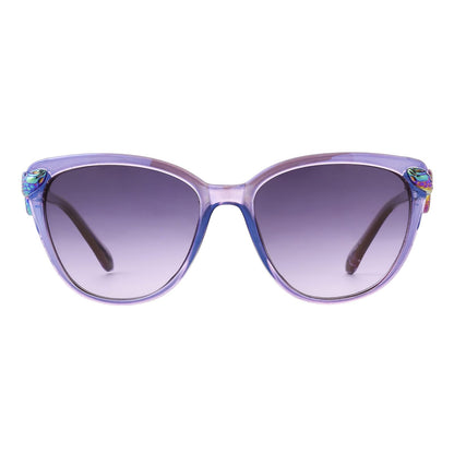 Betsey Johnson - anteojos de sol serpentinas para mujer
