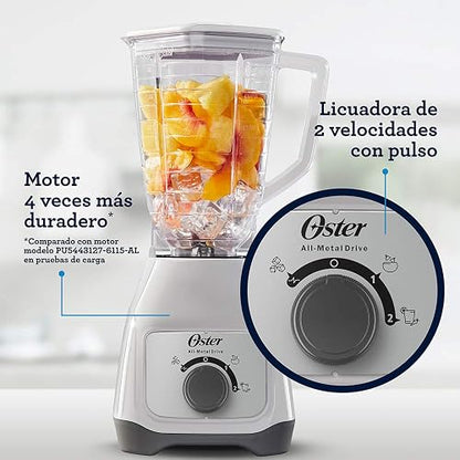 Oster® Licuadora Con Vaso De Plástico Y Control De Perilla