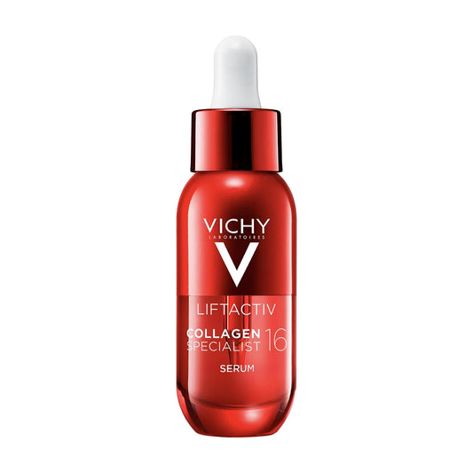 Vichy Liftactiv Collagen 16 Sérum Anti-edad Dermatológico 30ml | Primer Sérum con Tecnología Co-bonding para Corregir Arrugas, Líneas Finas y Estimular la Producción de Colágeno en la Piel