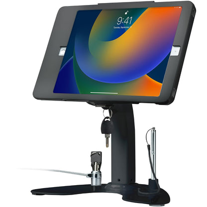 CTA Digital Soporte de Quiosco Dual con Funda de Seguridad para iPad - iPad 10.2-Inch (7th Generation) - Negro