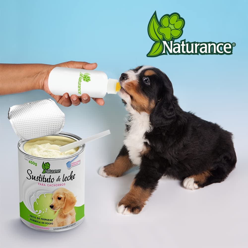 Naturance Sustituto de Leche para Perro Cachorro con Cuchara Medidora 450 g