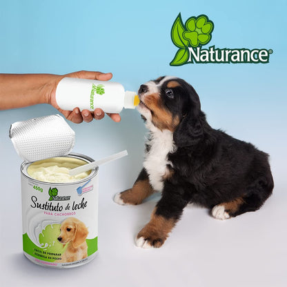 Naturance Sustituto de Leche para Perro Cachorro con Cuchara Medidora 450 g