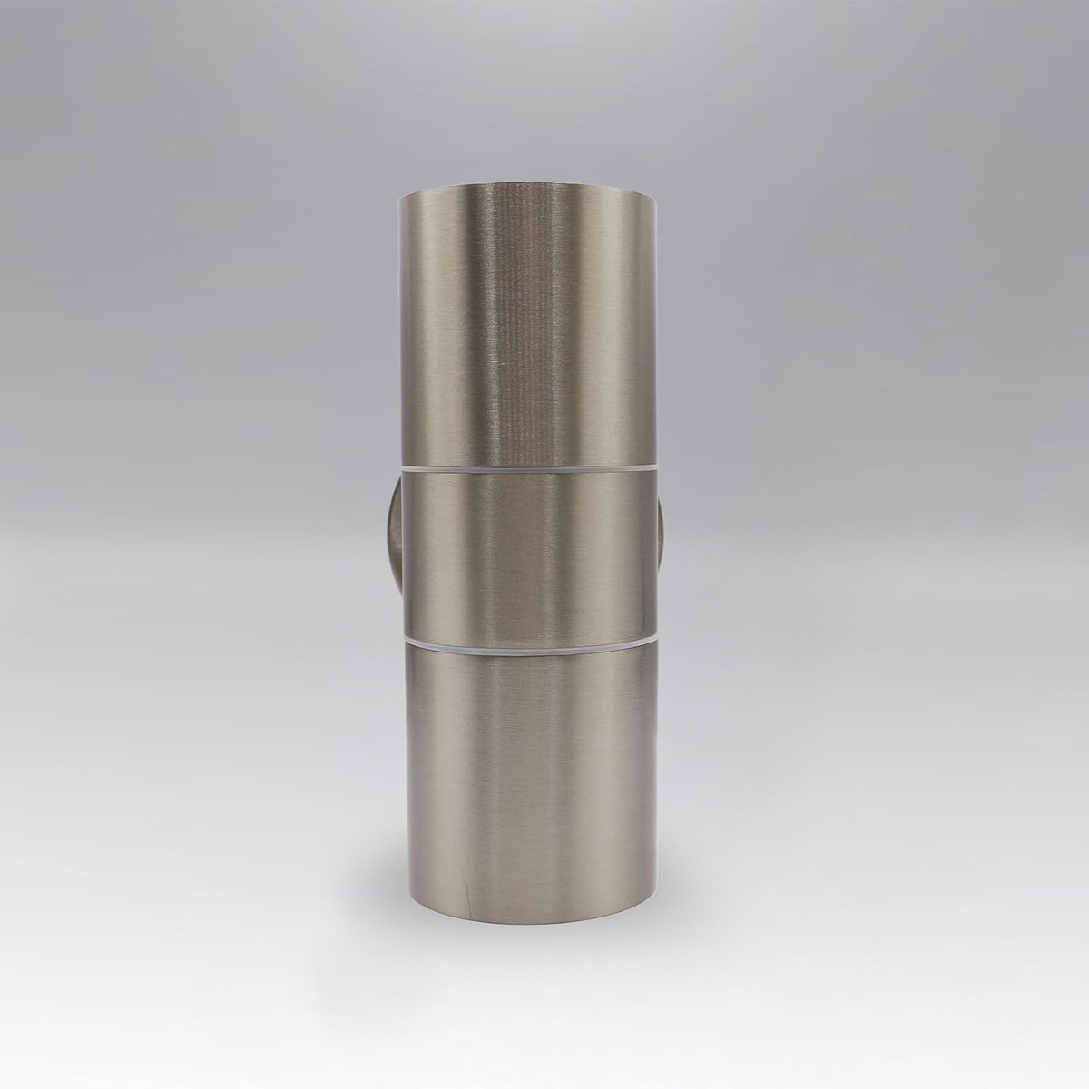 Luminaria de Pared Exterior Doble Cilindro, ADE-013, Acero Inoxidable + Vidrio, 2xGU10, IP54, Luz Decorativa para Fachadas y Muros, Artlite