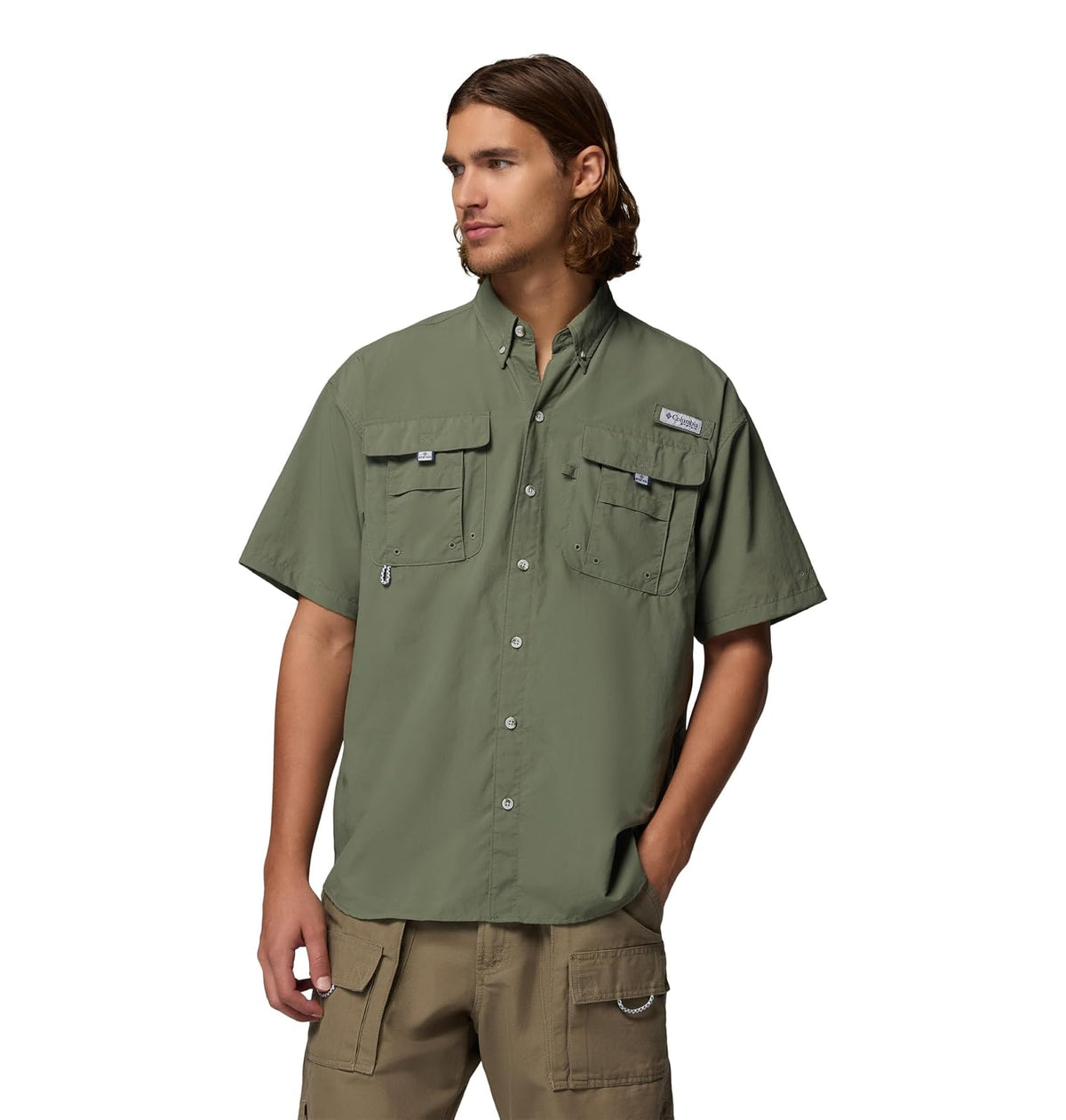 Columbia - PFG Bahama II Camisa de Pesca de Manga Corta para Hombre con FPU 30