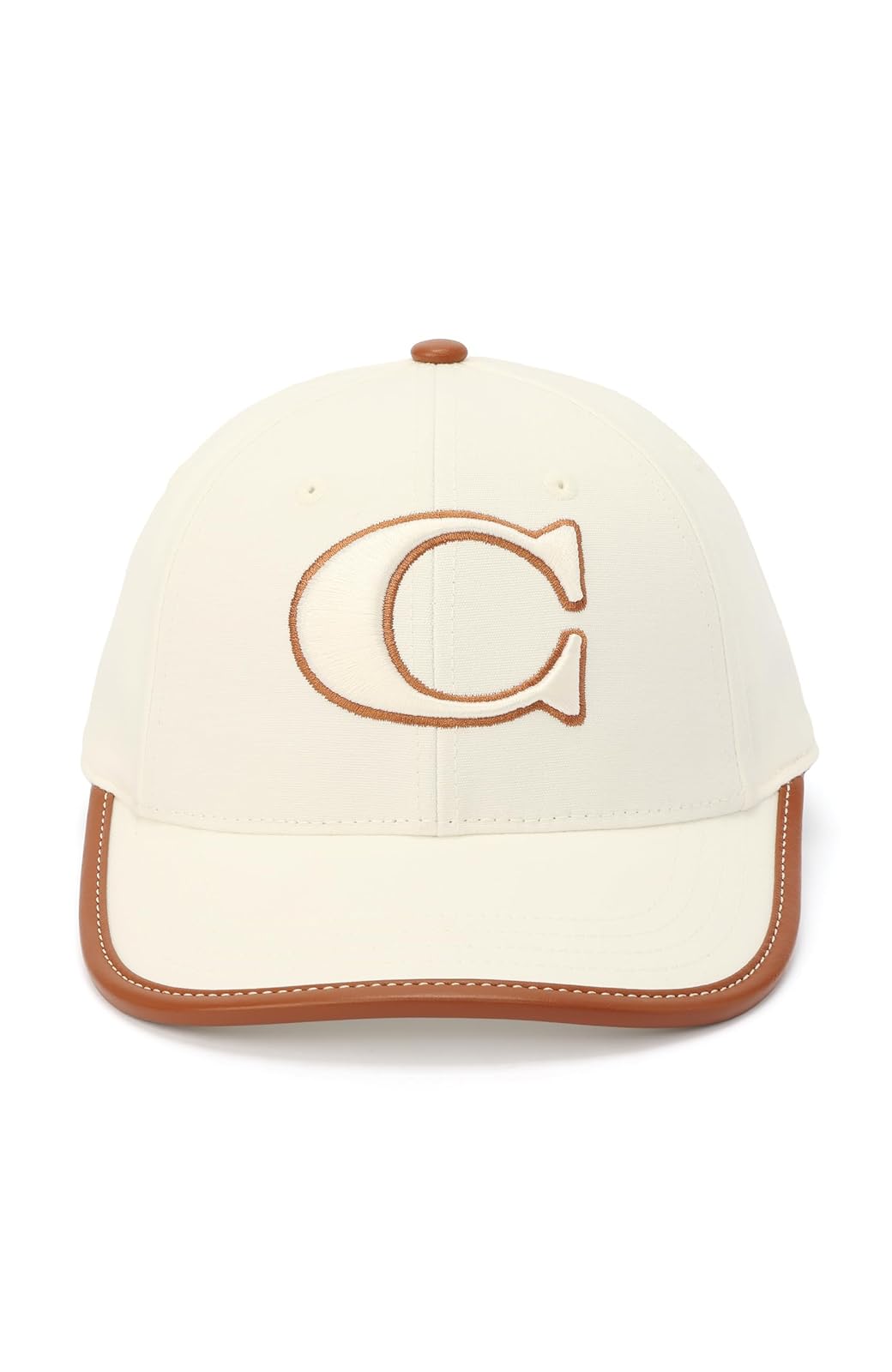 Coach C Cotton Canvas Baseball Hat Gorra de béisbol Mujer